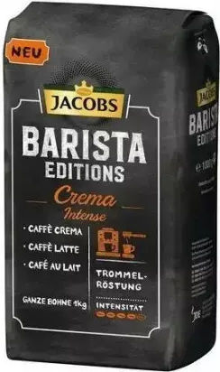 Jacobs Καφές Espresso Arabica Crema Crema Intense σε Κόκκους 1kg