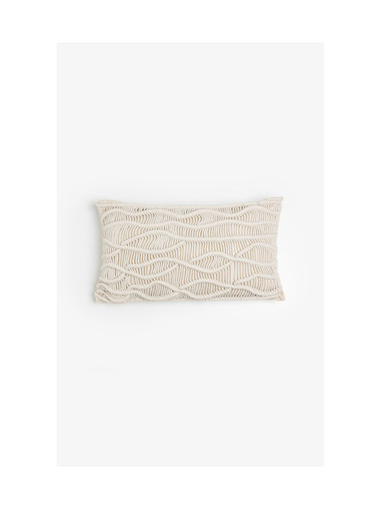 InTheBox InTheBox Sofa Cushion Krisha 100% Cotton Ivory 30x50 cm