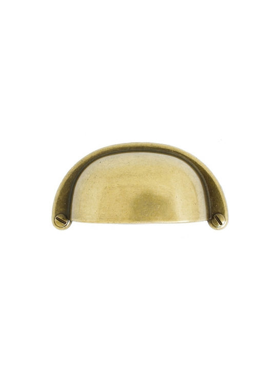 Möbelgriff Bündiger Griff Serie 5031 Silber Giusti 105mm #5031/0a-ar