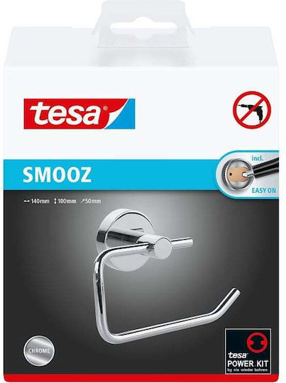 Tesa Silver Paper Holder with Suction Cup