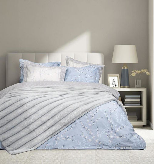 Nima Carezza Υπέρδιπλη 220x240εκ. Light Gray