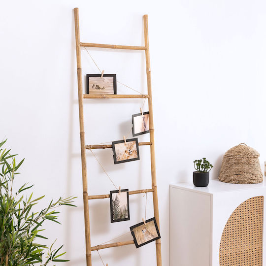 Atmosphera Single Wall-Mounted Bathroom Ladder ​90x90cm Brown