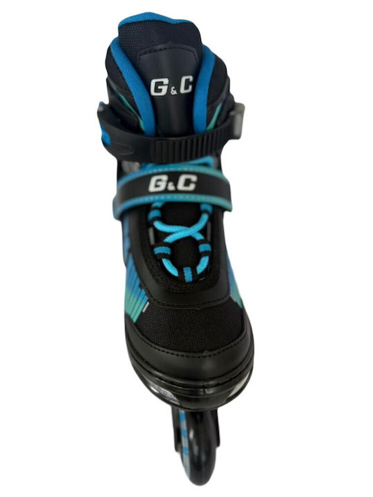 Grass & Co Inline Αυξομειούμενα Rollers Μαύρα Παιδικά Grass & Co Inline Αυξομειούμενα Rollers Μαύρα Παιδικά