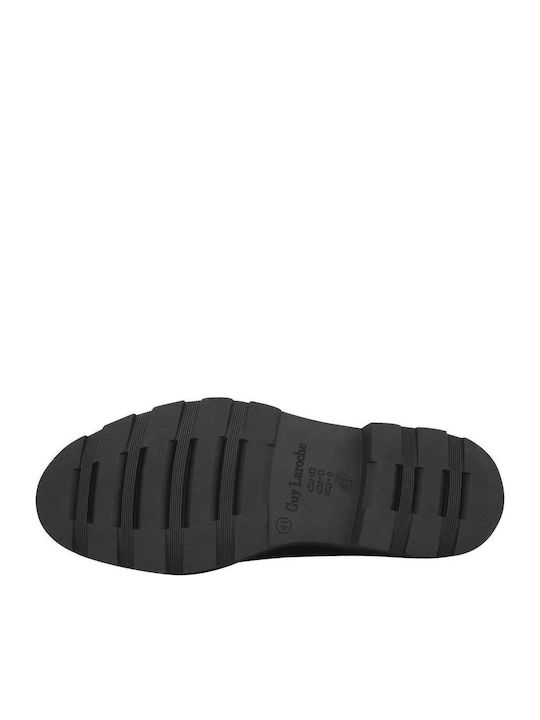 Sarmiz Leder Herren Freizeitschuhe Schwarz
