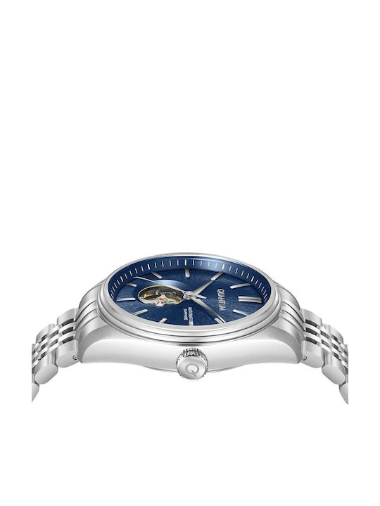Quantum Men's Watch Automatic with Silver Metal Bracelet