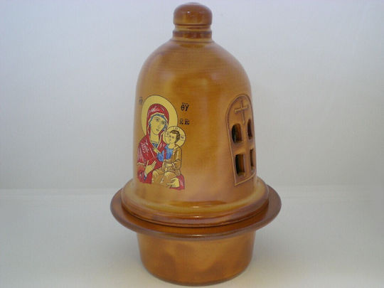 Tisch-Öllampe Keramik 12.5x12.5x19εκ. 247494-249808