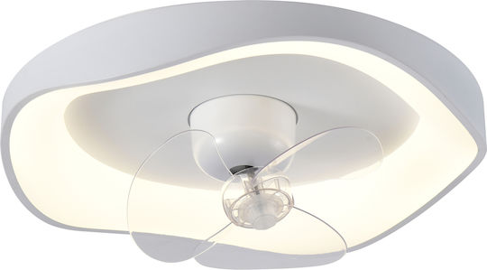 ARlight CFC 9509 WH Πλαφονιέρα 50cm με Φως Λευκή