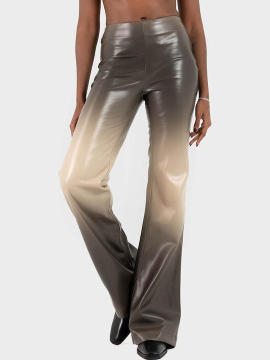 Women's Fabric Trousers Brown