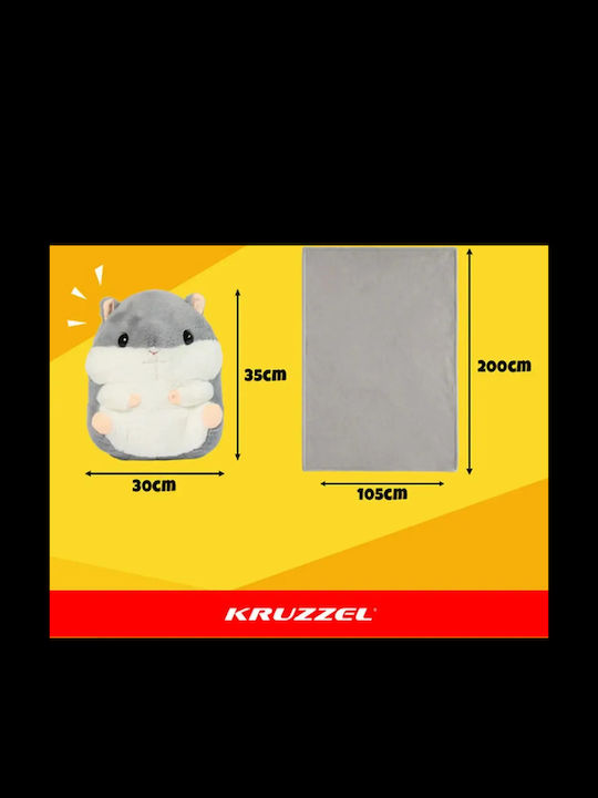 Kruzzel Kinder Wurfkissen Rundform L105cm