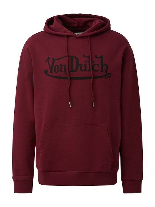 Sweatshirt with Hood Bordeaux