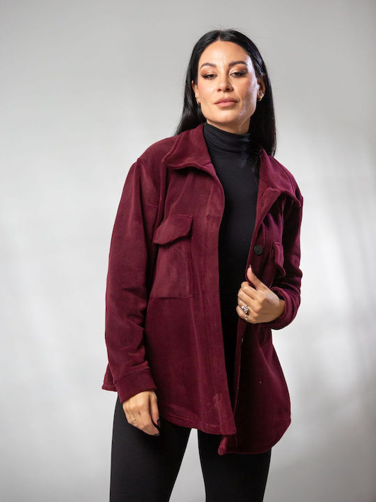 Women's Long Sleeve Shirt Bordeaux
