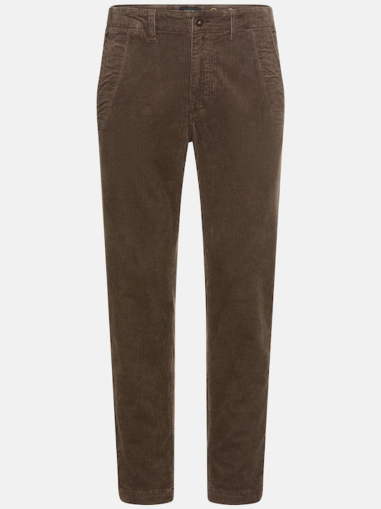 Παντελόνι Chino σε Κανονική Εφαρμογή Dark Brown