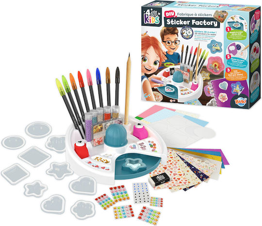 Buki Stickers 3D Construction Workshop for Children 6+ years old Years