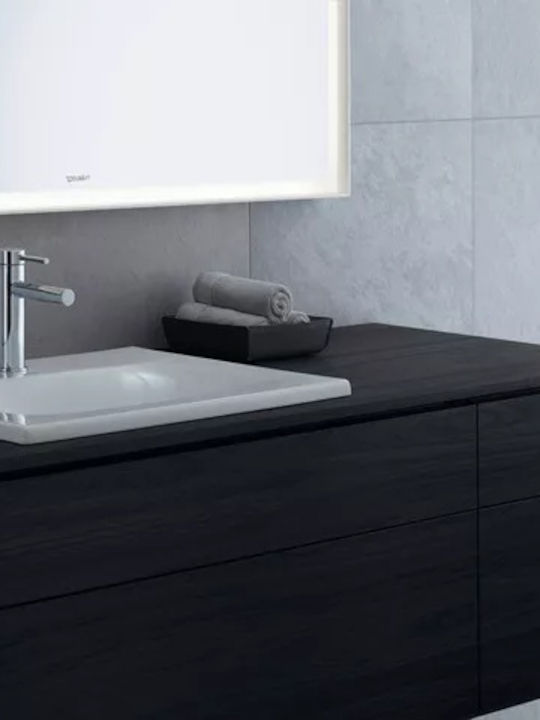 Duravit Αναμεικτική Μπαταρία Νιπτήρα Ασημί