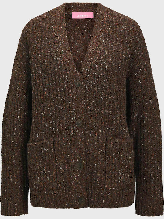 Jachetă de damă tricotată Brown