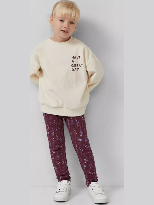 Kids Legging Long Purple