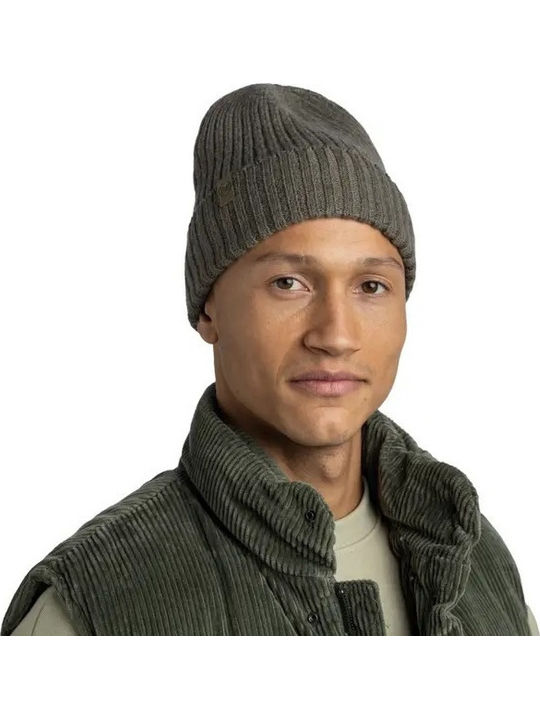 Hat Norval Beanie Unisex Beanie Knitted in Green color