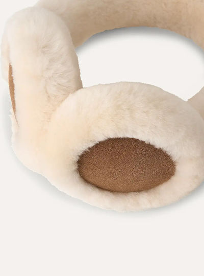 Γυναικείο Earmuff Πλεκτό σε Μπεζ χρώμα