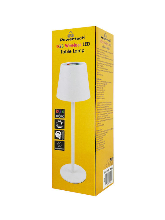 Powertech Dekorative Lampe Weiß