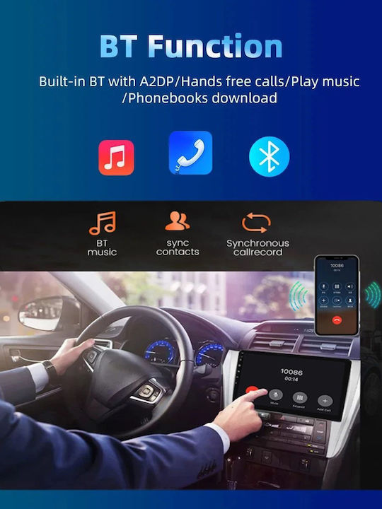 Car Audio System for Suzuki Ignis 2016-2025 with Touch Screen 9" Bluetooth USB Wi-Fi GPS Apple CarPlay Android Auto