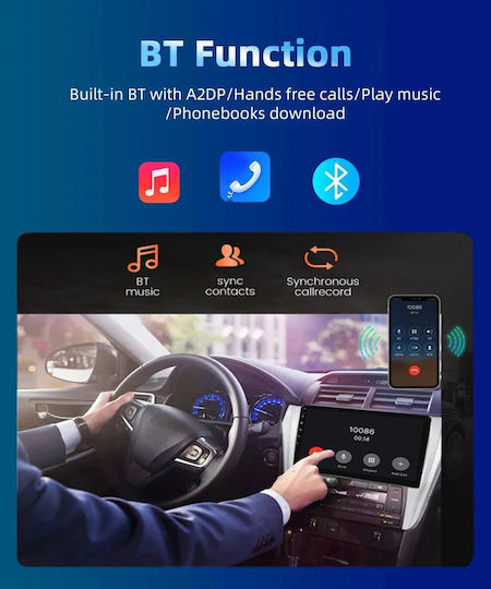Ηχοσύστημα Αυτοκινήτου για Suzuki Splash 2008-2015 (Bluetooth/USB/WiFi/GPS/Apple-Carplay/Android-Auto) με Οθόνη Αφής 9"