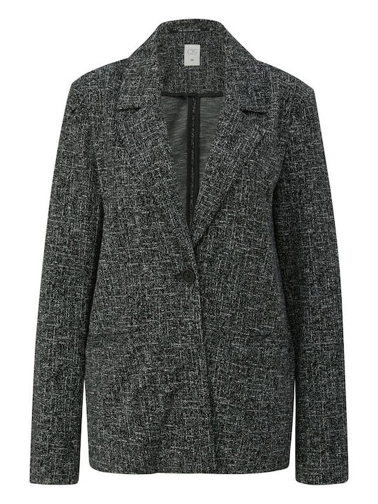 QS Damen Blazer Schwarz