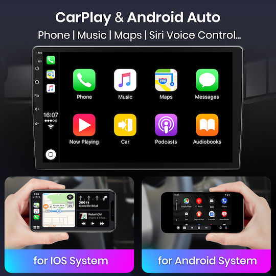 Sistem Audio Auto pentru Suzuki Vitara 2016-2024 (Bluetooth/USB/Wi-Fi/GPS/Apple CarPlay/Android Auto) cu Ecran Tactil 9"