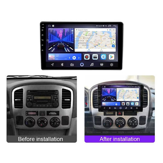 Car Audio System for Suzuki Grand Vitara 2000-2005 (Bluetooth/USB/WiFi/GPS/Apple-Carplay/Android-Auto) with Touch Screen 9"