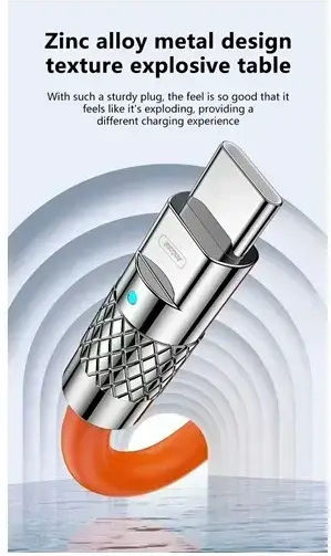 Andowl USB 2.0 Cable USB-C male - USB-A Orange (Q-SJ960)
