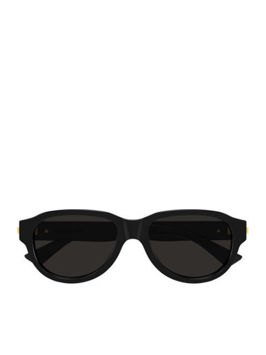 Bottega Veneta Unisex Ochelari de soare cu Negru Cadru și Negru Lentilă BV1410S 001