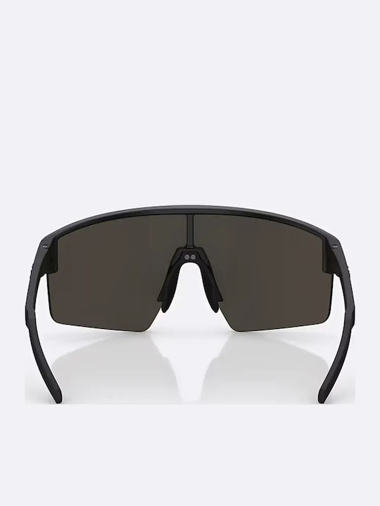 Bliz Unisex Γυαλιά Ηλίου με Μαύρο Σκελετό και Μπλε Φακό
