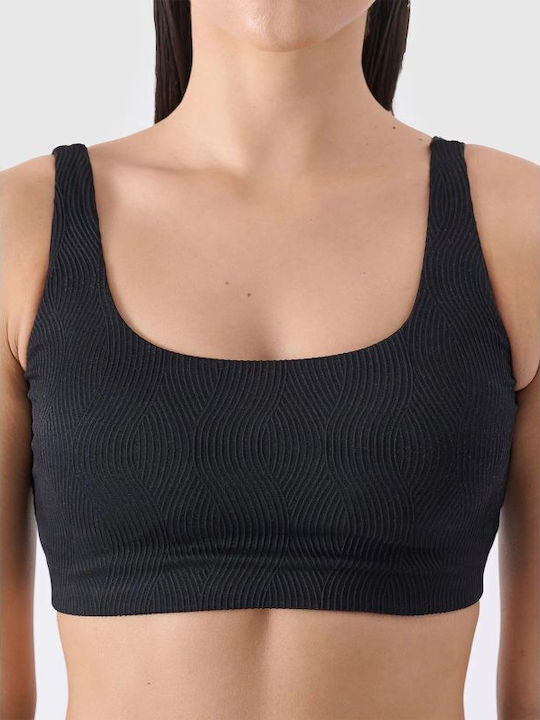Bikini Bra with Adjustable Straps Black