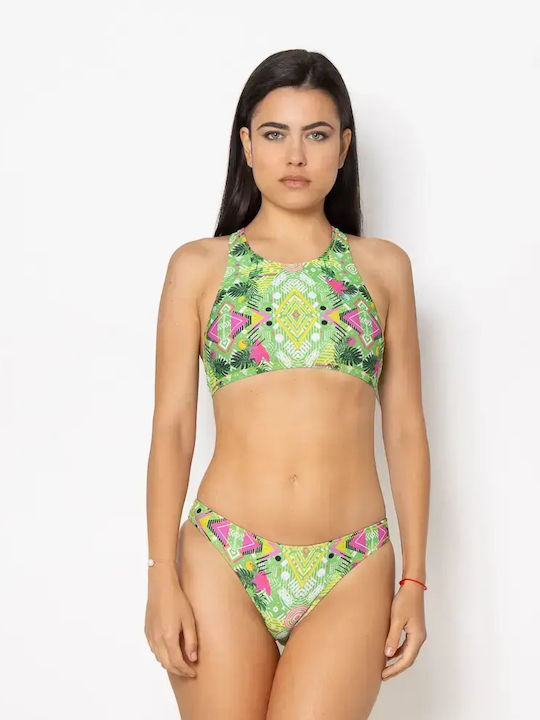 High Neck Bikini Top