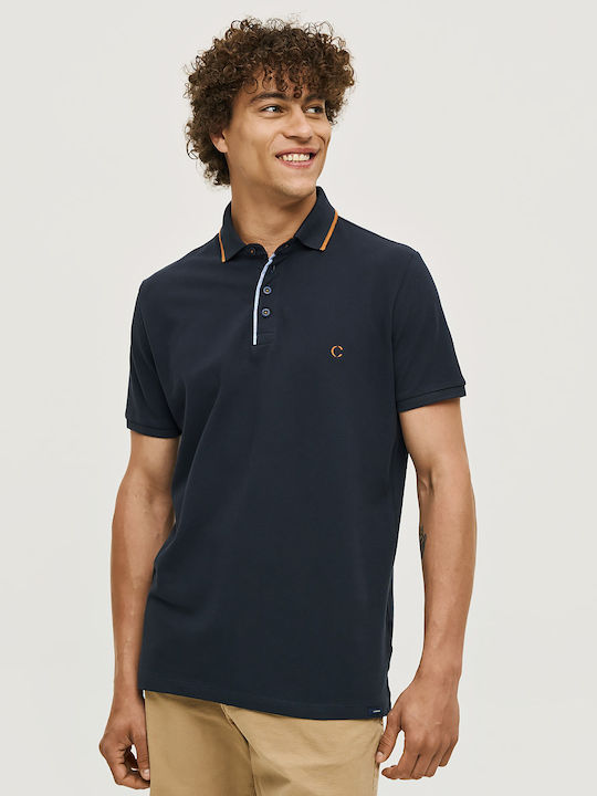 Polo Blouse Navy Blue