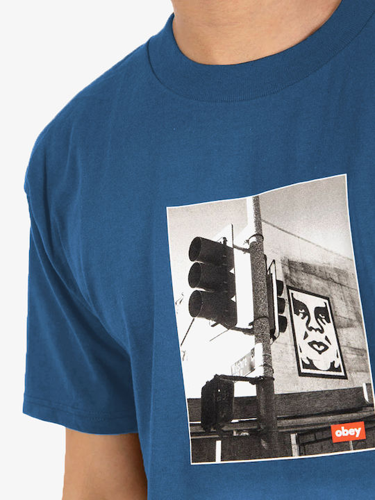 Photo T-shirt Harbor Blue