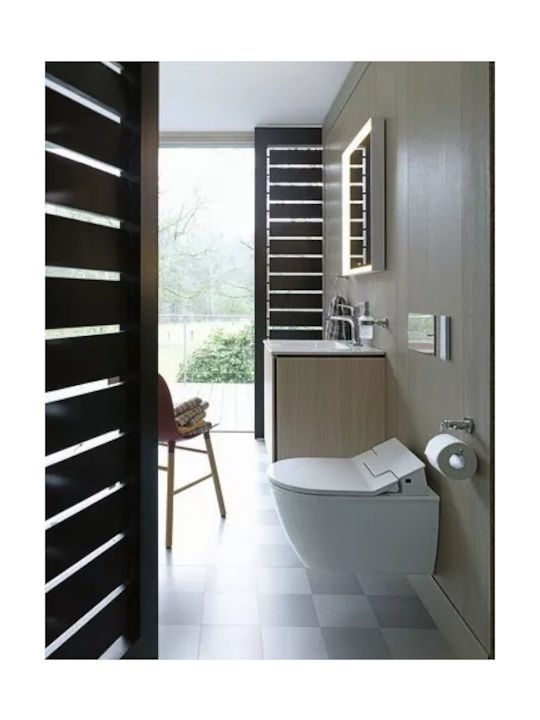 Duravit D-code Επιτοίχιο Dispenser Μεταλλικό Ασημί 200ml
