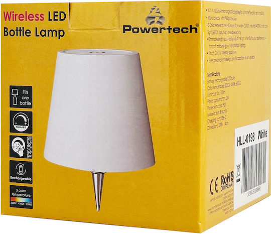 Powertech Διακοσμητικό Φωτιστικό LED Θερμό Λευκό 3000K 50τμχ 11x11x14εκ.