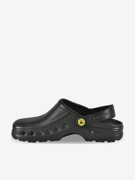 Safety Jogger Herren Clogs Schwarz