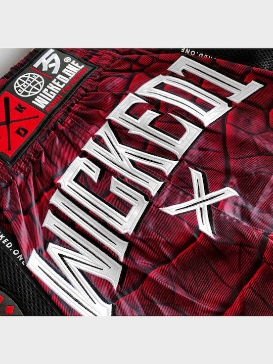 Wicked1 Shorts Kick/Thai-Boxen Rot