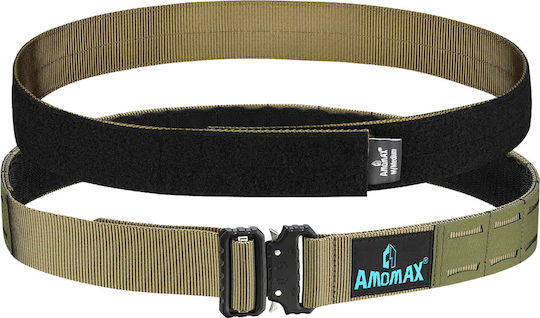 Ζώνη Επιχειρησιακή Amomax Molle Διπλή R Green Md