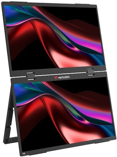 Verbatim B51261461 IPS HDR Portable Monitor 15.6" FHD 1920x1200 with Response Time 10ms GTG