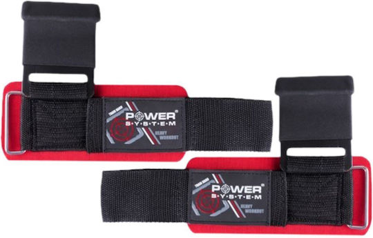 Power System Hardcore Hooks Weightlifting Wrist Wraps 2pcs