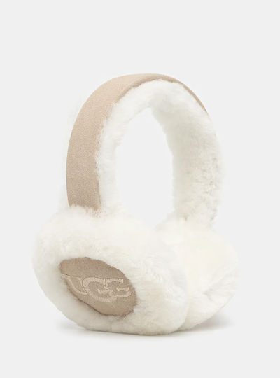 Γυναικείο Earmuff Πλεκτό σε Μπεζ χρώμα