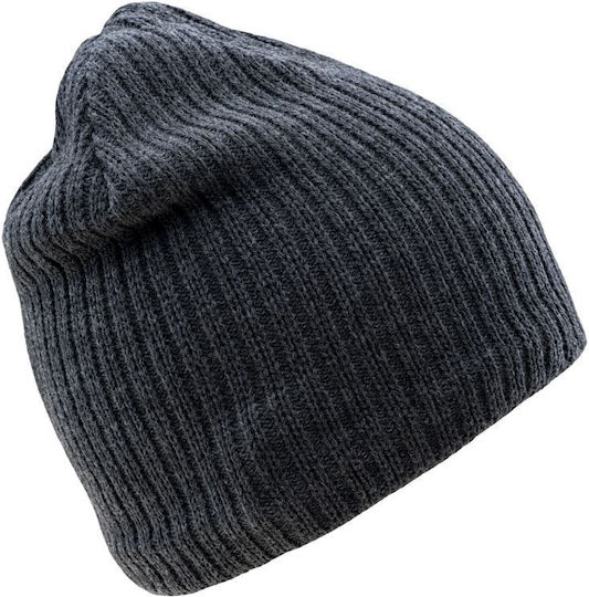 Ramir Ribbed Beanie Cap Black