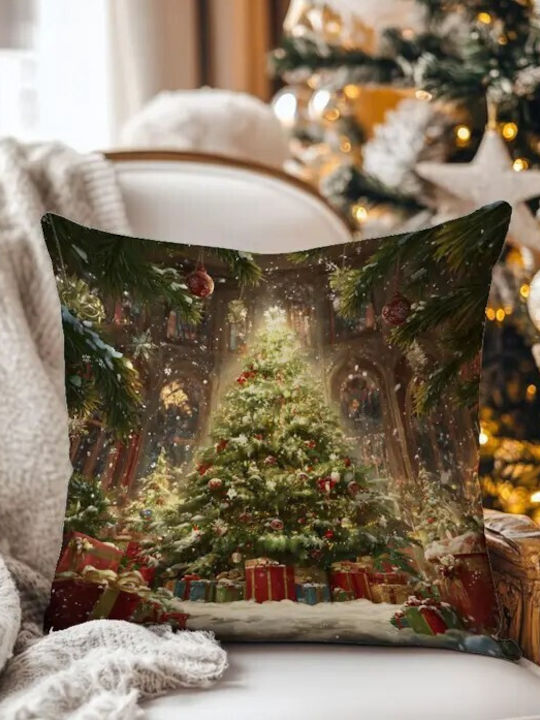 By Queen Limited Festive Edition Μαξιλαροθήκη Χριστουγεννιάτικο Δέντρο