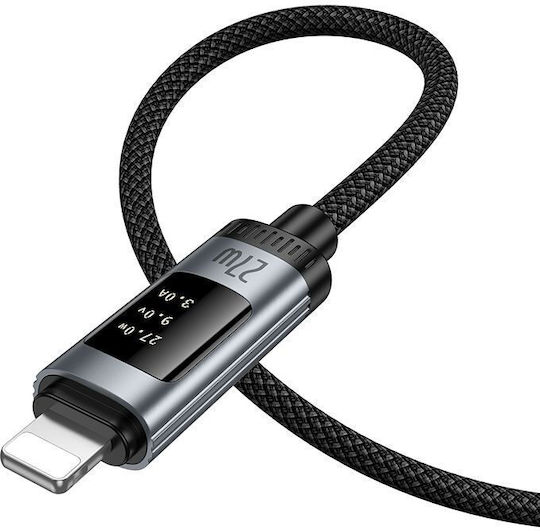 Hoco U148 USB-C to Lightning Cable 27W Μαύρο 1.2m