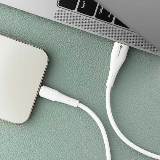 Forcell USB-A to Lightning Cable 12W Λευκό 1m