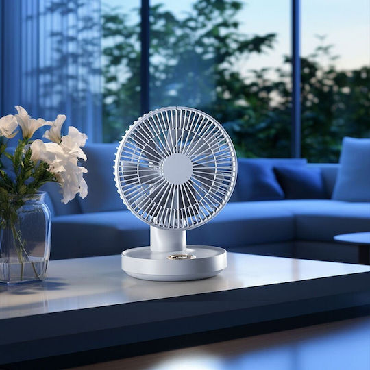 Desk Fan Lld-f77 Beige Oem