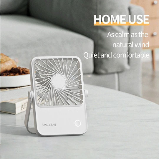 Desk Fan Adjustable Stand Hx-122 Beige Oem