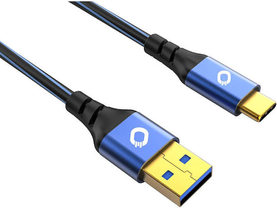 Oehlbach Plus C3 USB 3.2 Kabel USB-C männlich - USB-A Blau 3m (D1C9328)